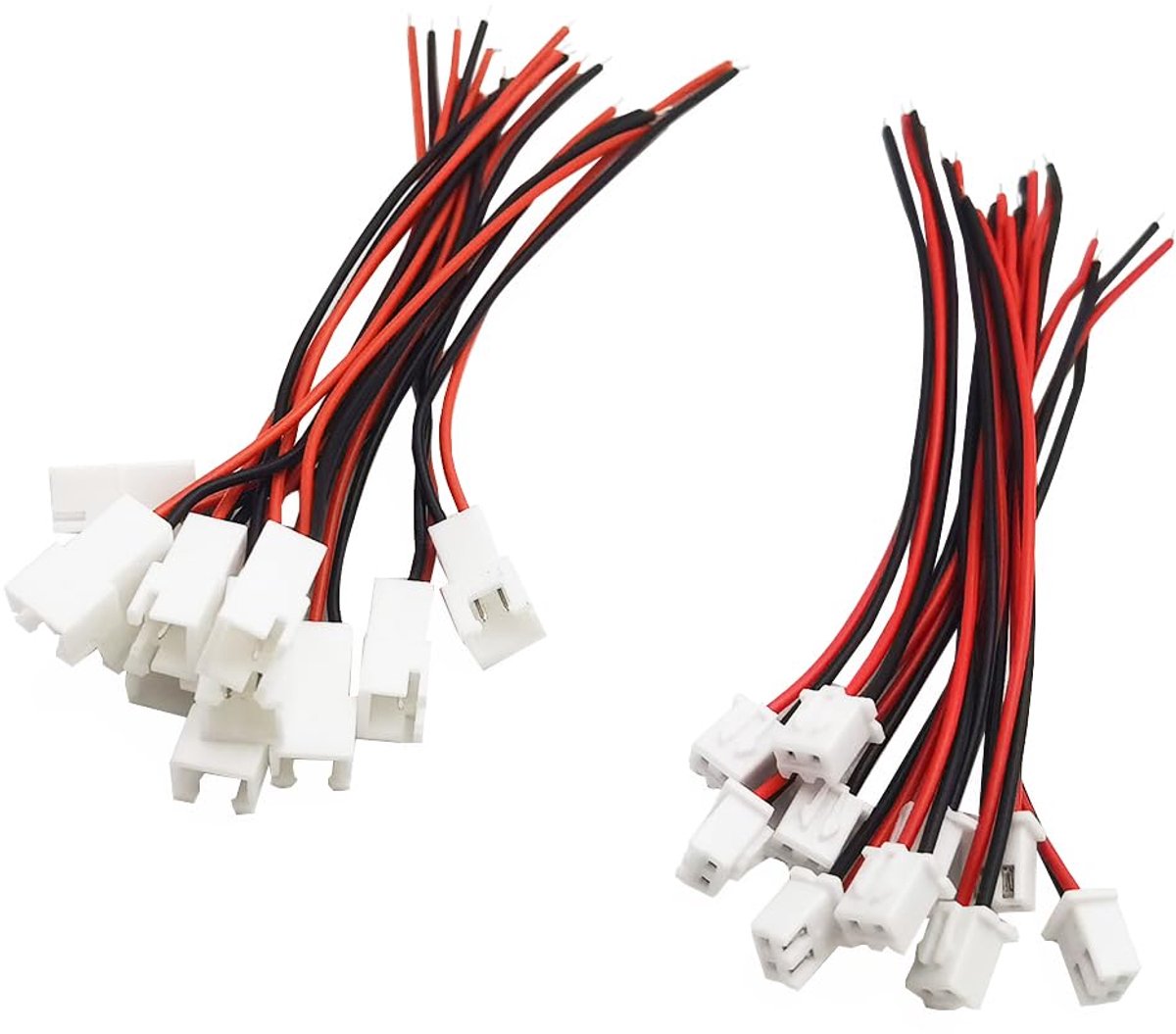 Elzusha - 30 Paar 1.25mm 2-polige Stekkers met 10 cm Kabel