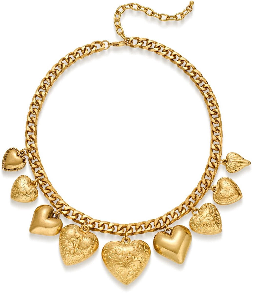 Elzusha - Hart Ketting voor Dames, Hypoallergeen en Stijlvol