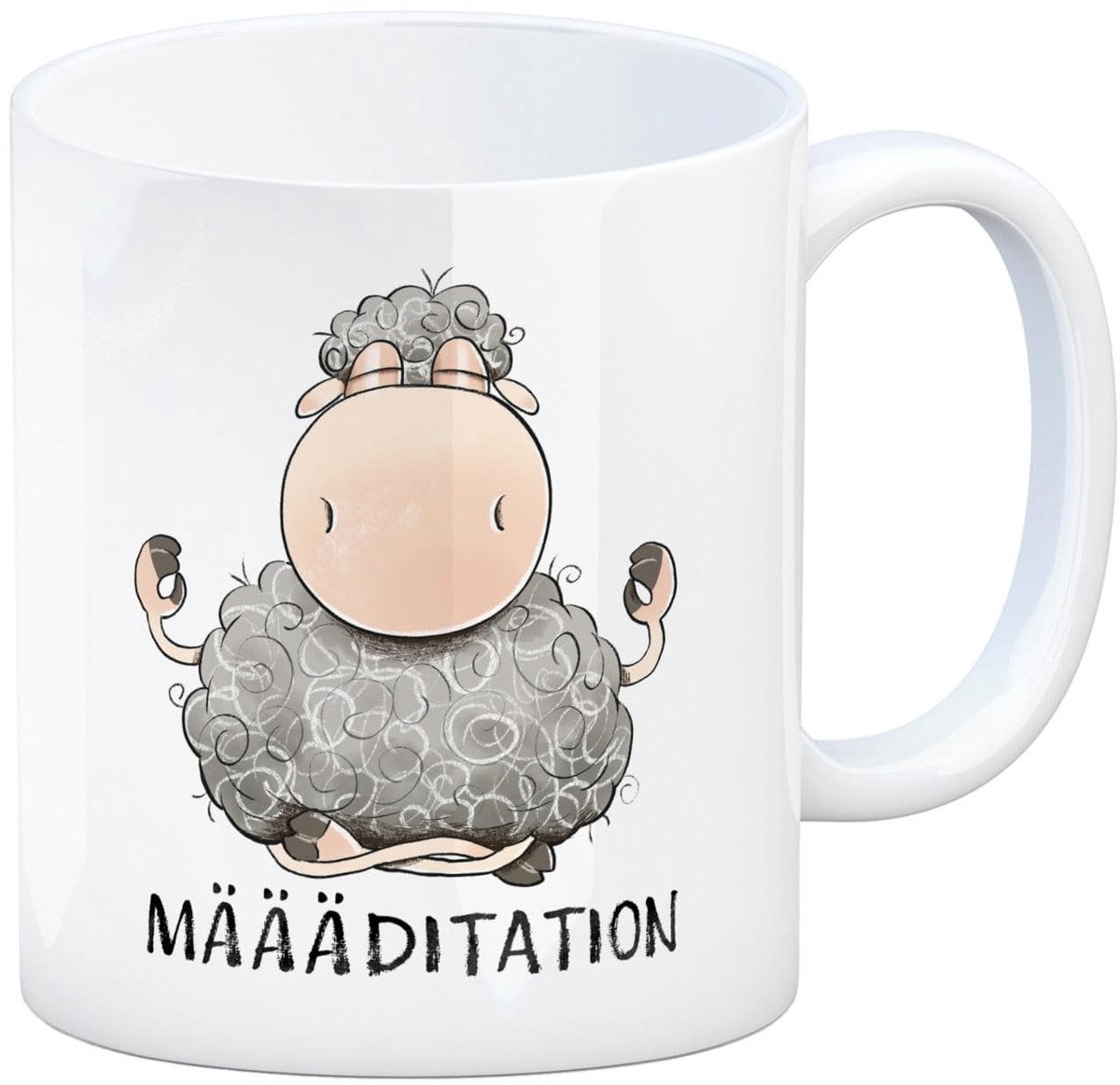 Elzusha - Koffiemok met MÄditation - Multicolor