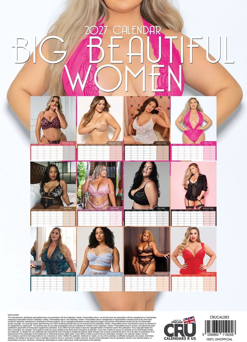 Big Beautiful Woman A3 Kalender 2027