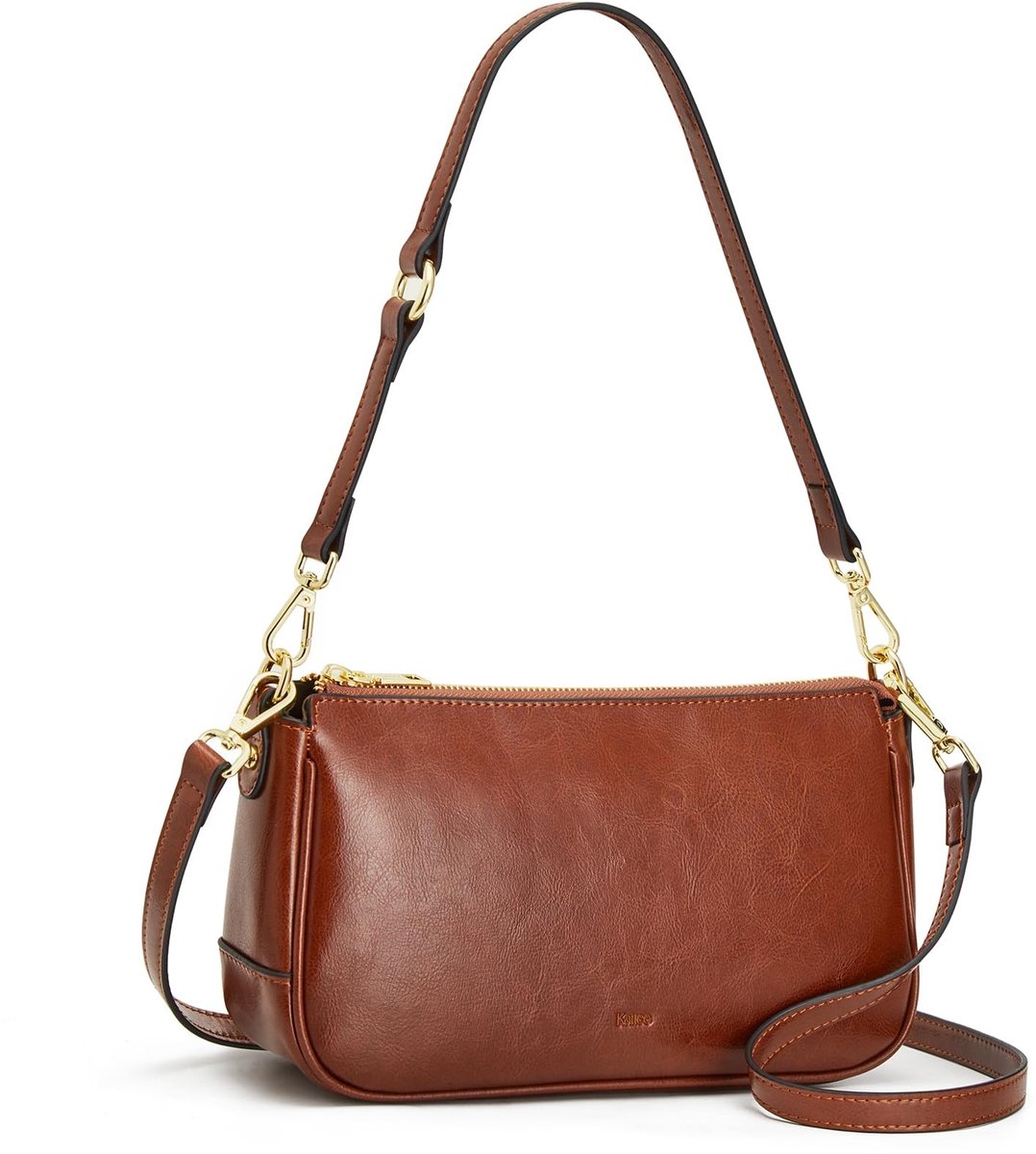 Elzusha - Leren Crossbody Tas voor Vrouwen met Verstelbare Strap