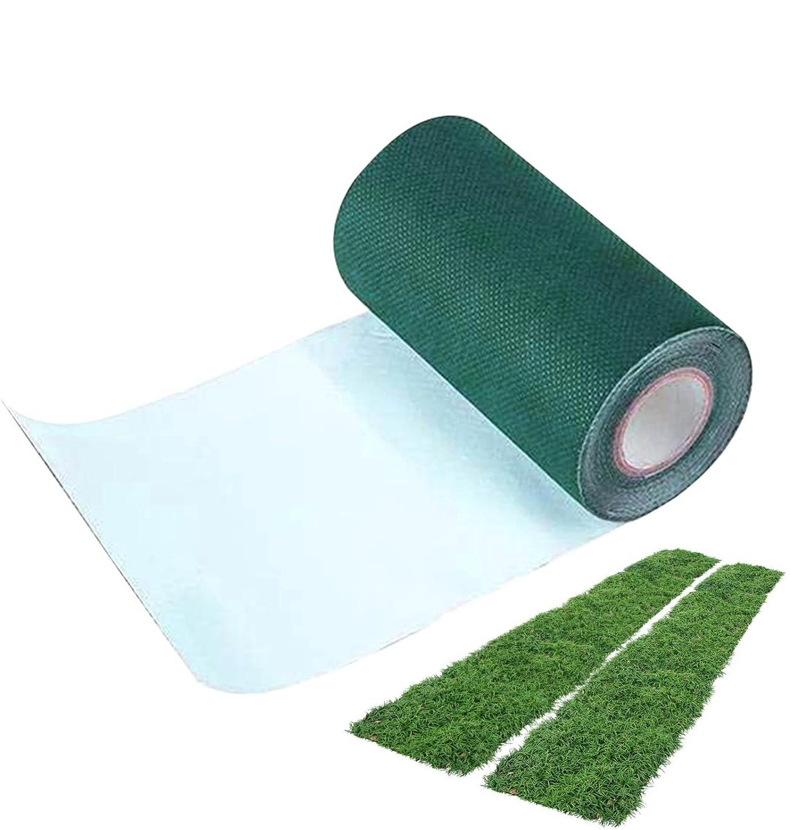 Kunstgras tape - Gazon verbinder - Buiten installeren - Weerbestendig - 500 x 15 cm - Groen