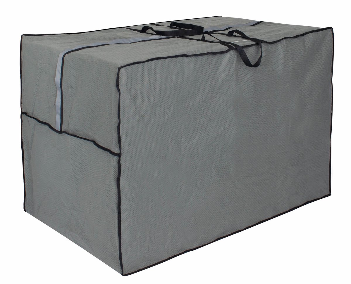 Eurotrail Waterdichte Hoes voor Tuinmeubelkussens, Cantonic 90x90x60cm, Grijs Taupe