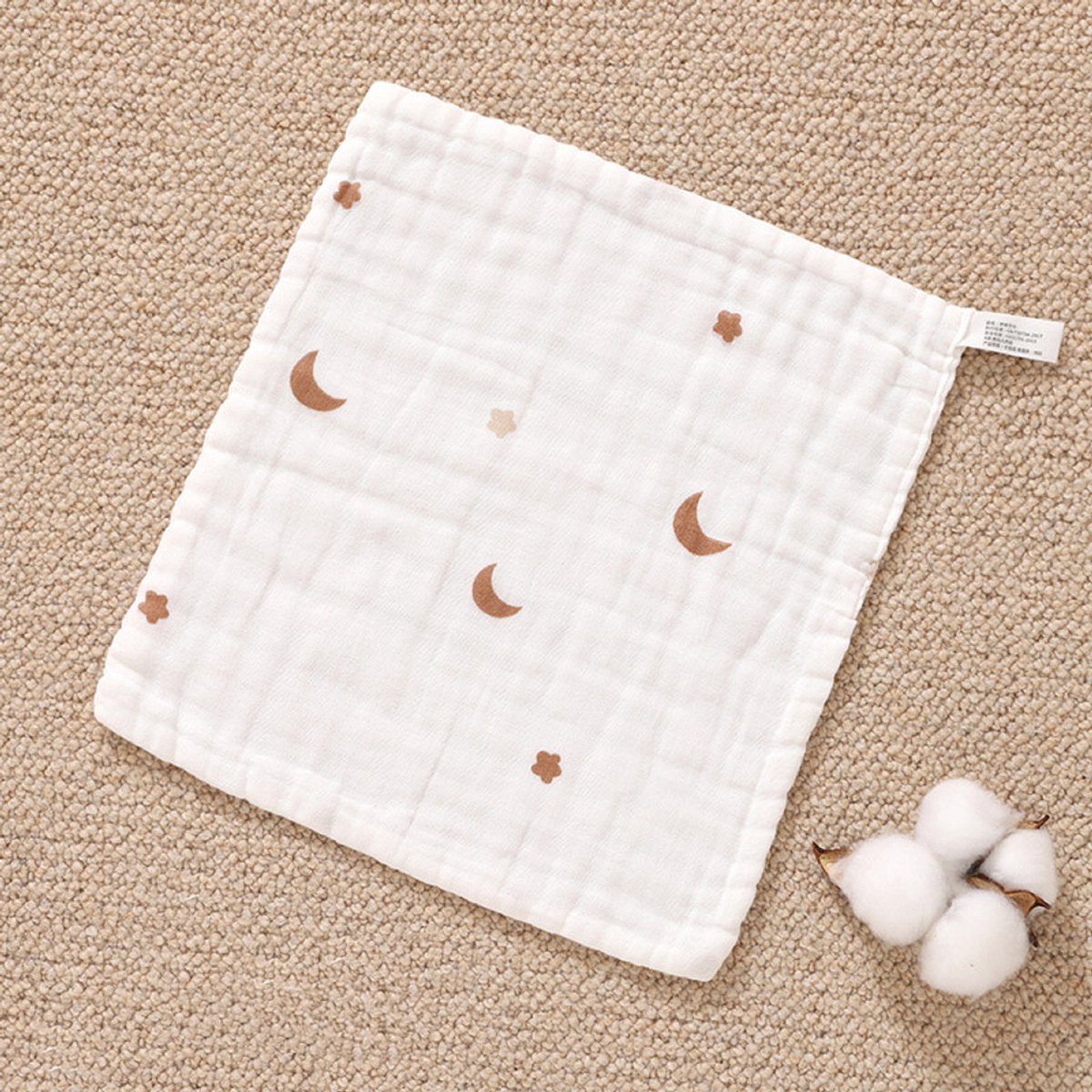 Extra zachte babydoek van puur katoenen gaas (1 stuk)-Stijl 15-30*60cm