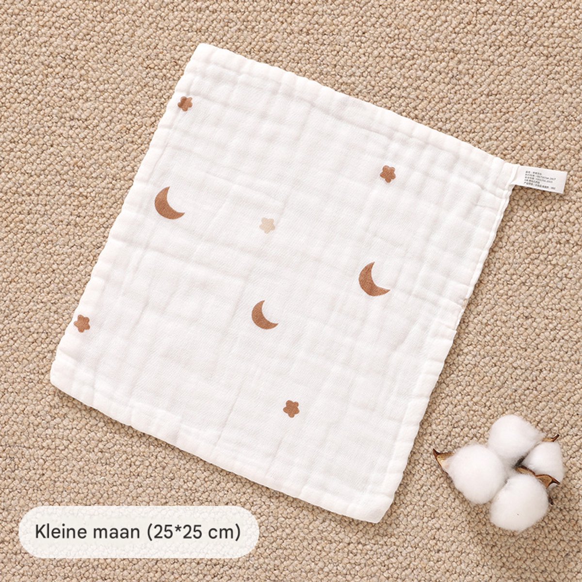 Extra zachte babydoek van puur katoenen gaas (1 stuk)-Stijl 5-25*25cm