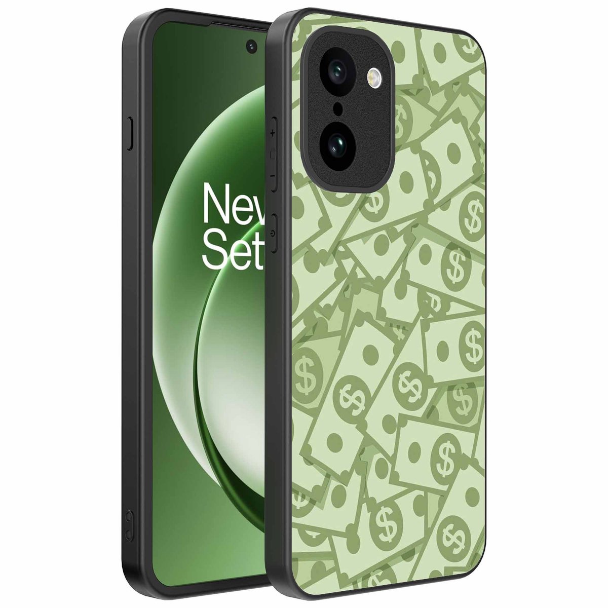 Geschikt voor OnePlus 15R Telefoonhoesje met Geld Opdruk - TPU Backcover Case With Money Design - Smartphonica geschikt voor OnePlus 15R