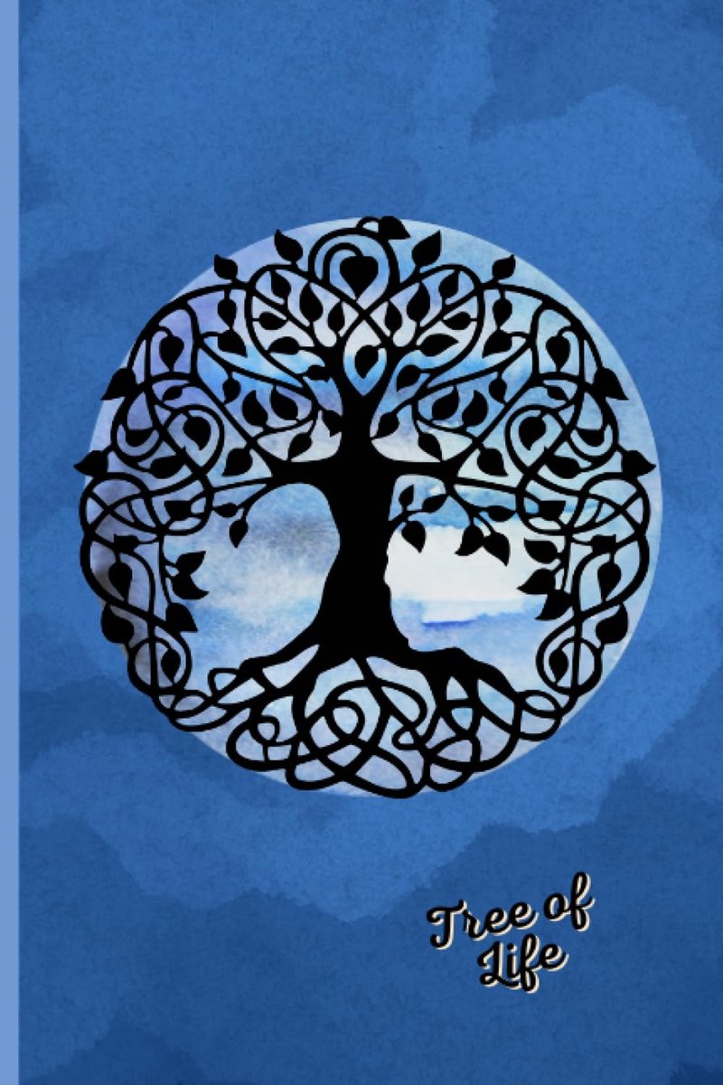 Tree of life notebook journal: Lined paper for journaling - 6x9 - 100 pages - ShopVlot
