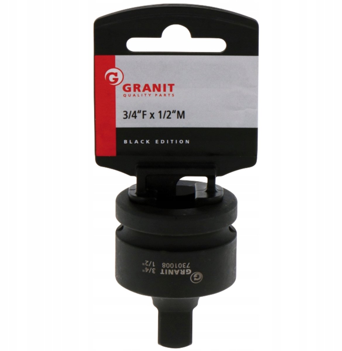 Verstevigde Dop-Adapter 3/4" Vrouw x 1/2" Man