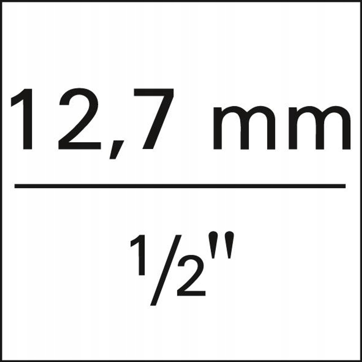 Dopslagbit 1/2" 8x140mm, voor binnenzeskantbouten