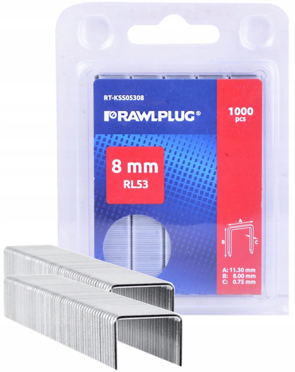 Merkloze Walsnieten 8mm - 1000 stuks