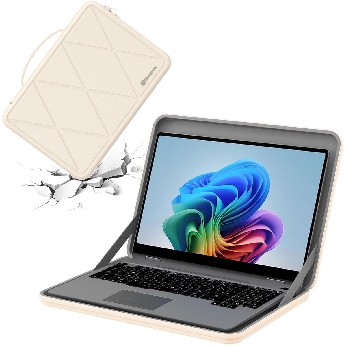 Elzusha - Harde Beschermende 15,6 Inch Laptophoes voor Veelzijdige Compatibiliteit