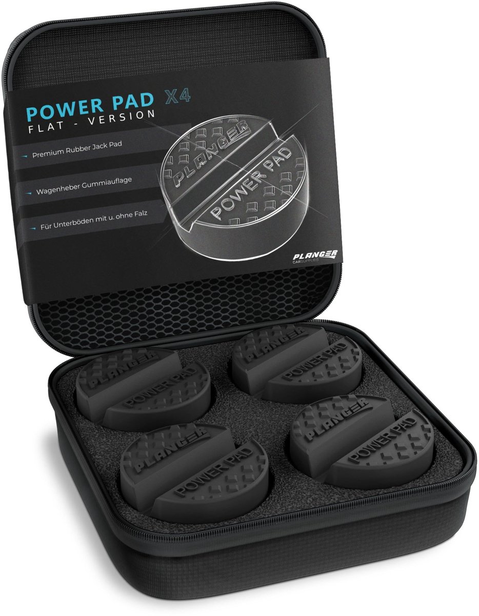 Elzusha - Jack Power flat x4 - Rubberen Adapter voor Auto - Universeel