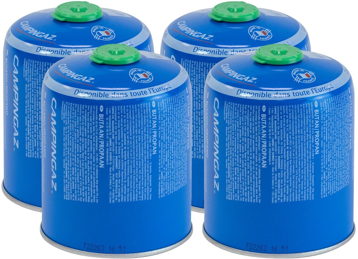 Elzusha - CV470 Plus Gascartridge 4-Pack - Voor Camping Heater