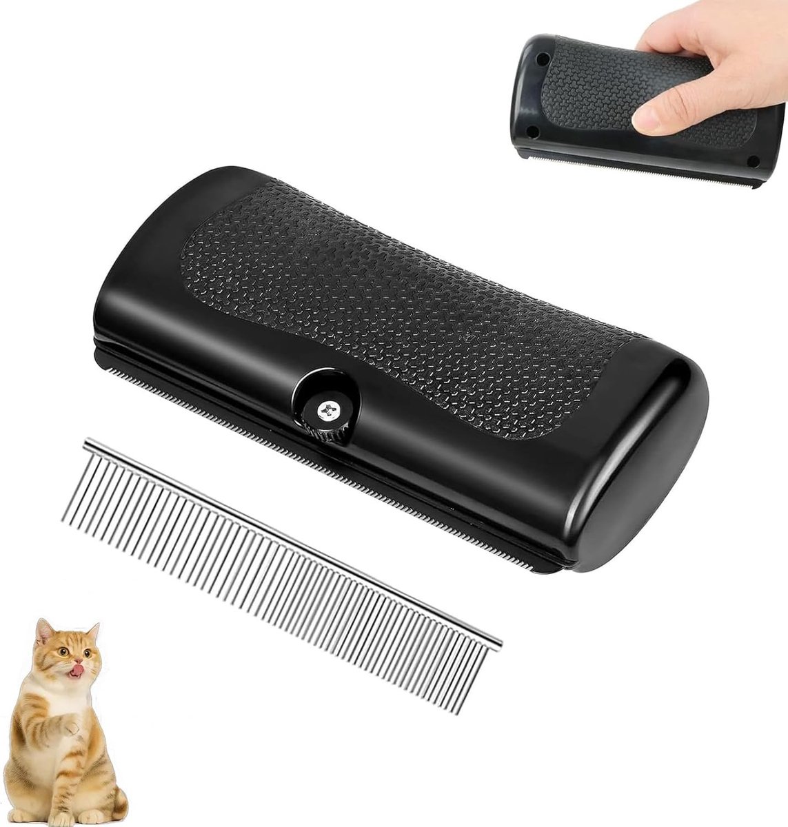 Honden- en kattenborstel voor het verwijderen van losse haren, professionele ontklitkam en deshedding tool