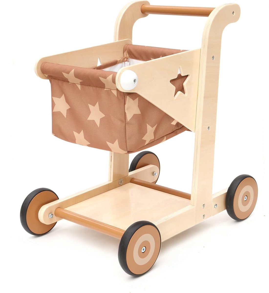 Elzusha - 2-in-1 Houten Wandelwagen voor Kinderen vanaf 12 Maanden