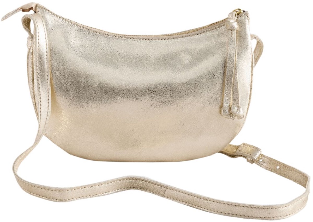 Next - Dames - Leren crossbodytas - Goud