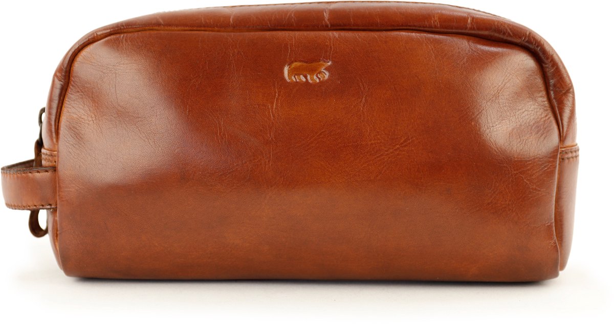Bear Design Bo Toilettas - Cognac