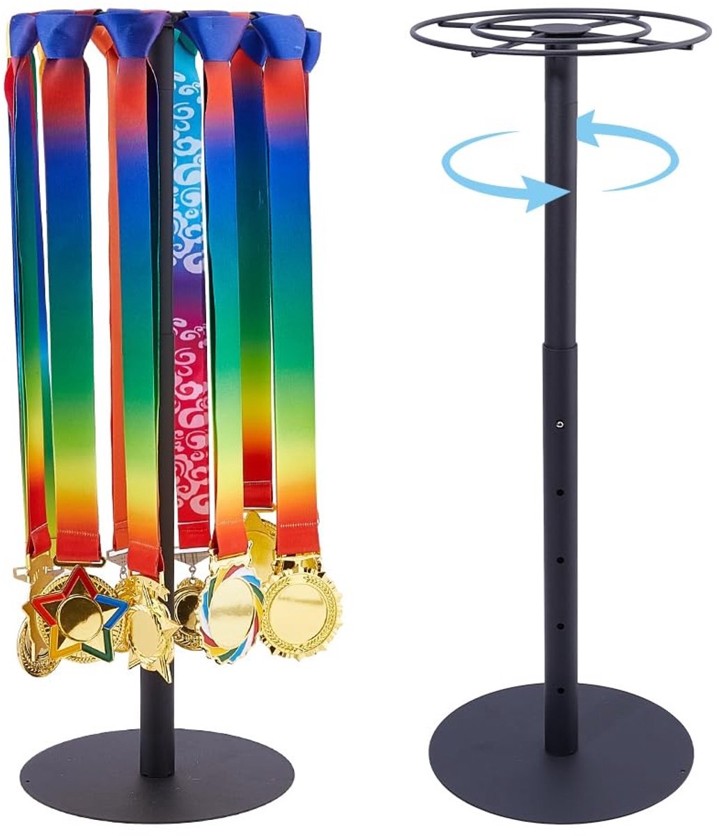 Dailygoods - Medaille-hanger 360 Graden Draaibare Standaard - Organizer voor 50+ Medailles