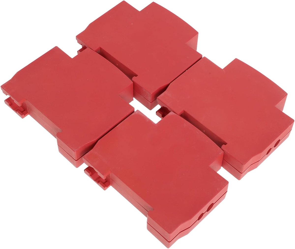 Brandblusser Behuizing - Blusapparaat Houder - Veilige Opslag - Snelle Montage - 7.6 x 6.5 cm - Rood