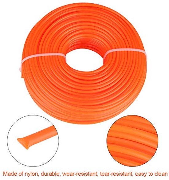 Rond maaidraad van 3 mm, 55m, geschikt geschikt voor grasmaaiers. — afbeelding 5