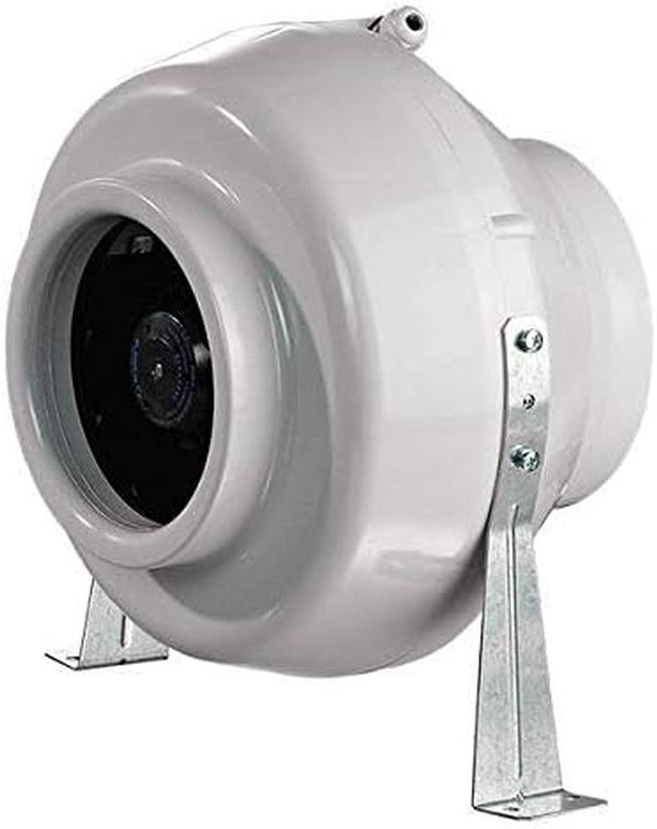 Afzuigventilator - Centrifugaalzuiger - Lucht Afzuigen - Stille Werking - 10 cm - Wit