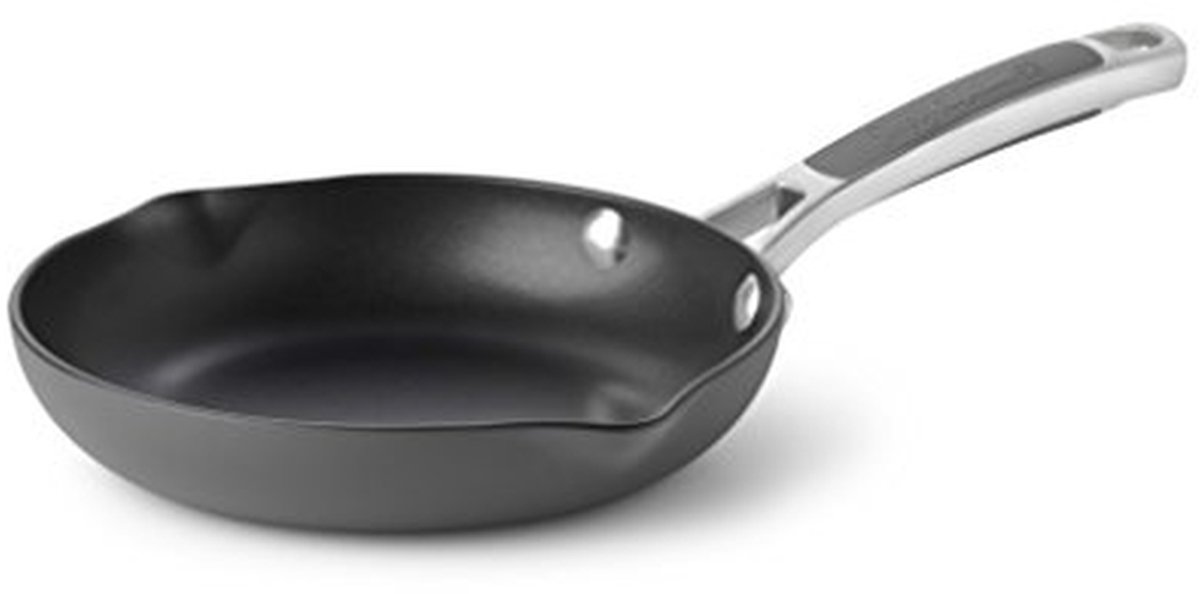 Koekenpan - Omeletpan - Omeletten Maken - Dubbele schenktuiten - 20 cm - Zwart