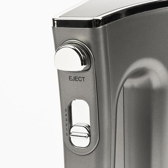 Elektrische Handmixer - Keukenmixer Klopper - Beslag Maken - 5 Snelheden Instelbaar - 300 Watt - Grijs — afbeelding 2