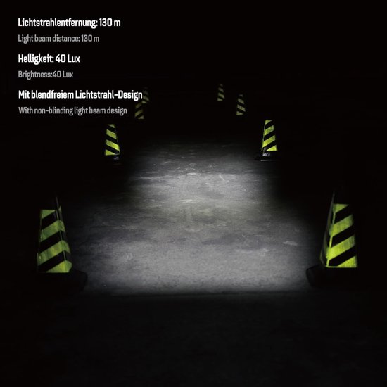Dynamo Fietslamp - Voorlicht Achterlicht - Veilig Fietsen - Dagrijlicht Functie - 40 Lux - Zwart — afbeelding 2