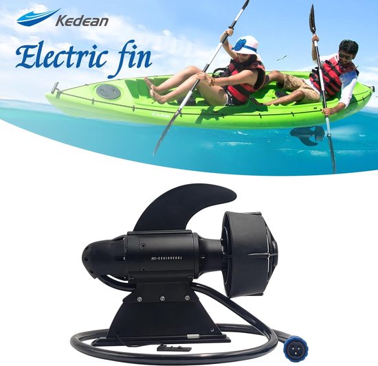 Elektrische Onderwater Motor voor SUP, Kajak en Visboot - 600W Trolling Fin met Afstandsbediening — afbeelding 5