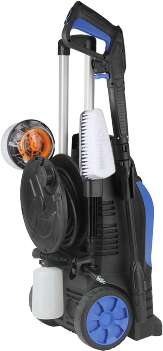 Hogedrukreiniger - Huisreiniger Krachtig - Terras en Auto Wassen - 1800W Motor - 1 stuk - Grijs — afbeelding 5