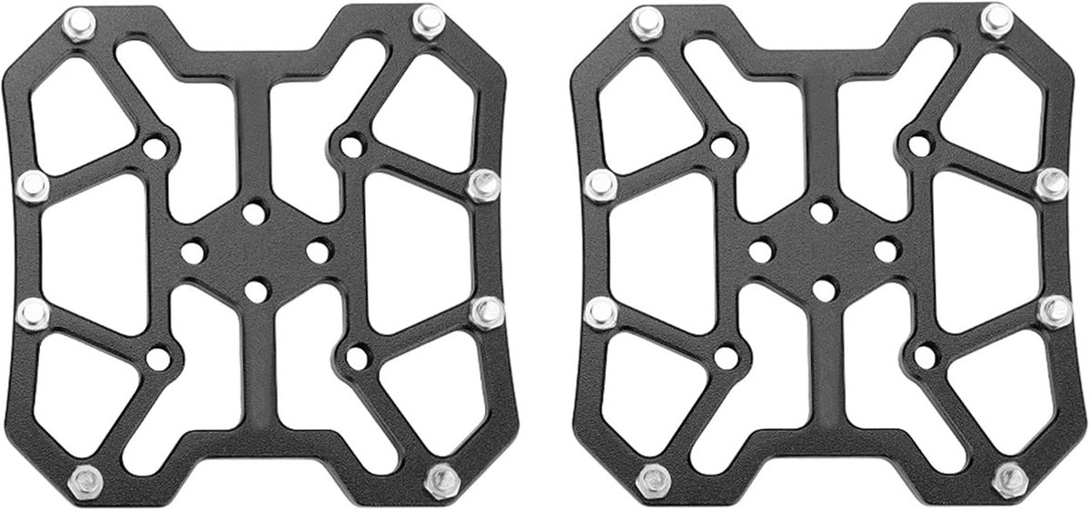 Fietspedaal Adapter - Pedaal Conversie - Casual Fietsen - Lichtgewicht Aluminium - 1 Paar - Zwart