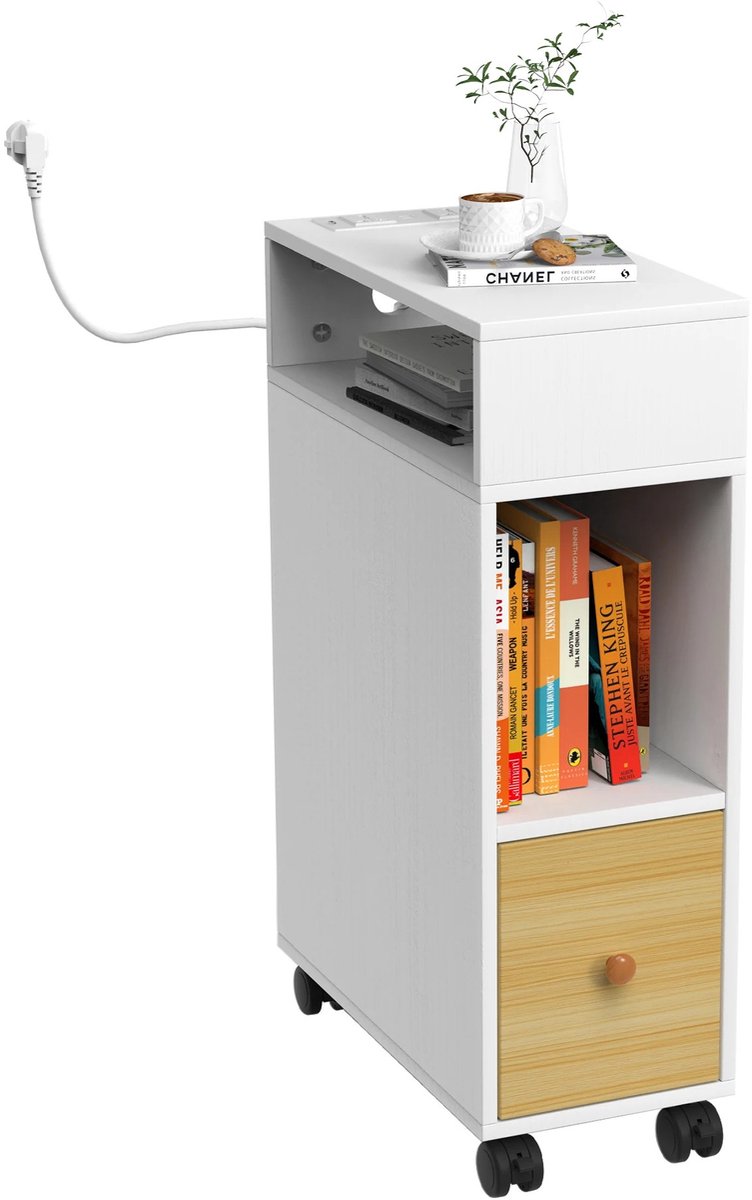 Dailygoods Computerbureau 100x50x75cm - Kantoorbureau met monitorstandaard - Gamingbureau - Houten - Geschikt voor stude