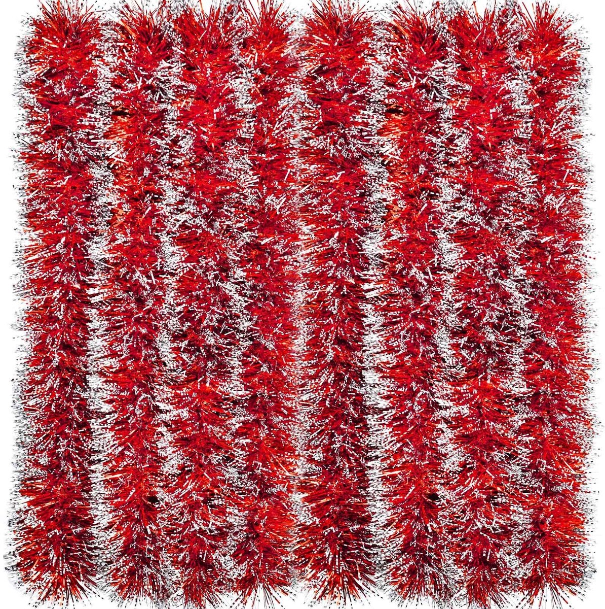Dailygoods- Kerstslinger Glanzend - Metallic Decoratie - Binnen/Buiten Gebruik - Fotorekwisieten - 39,4 Voet - Brede Toepassing - Kerstdecoratie