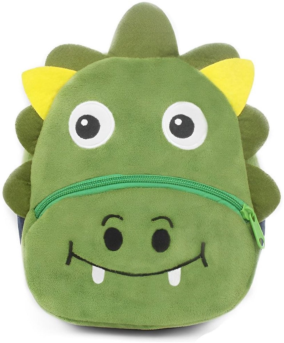 Dailygoods- Peuterrugzak Dinosaurus - Mini-dierenrugzak - Schoolrugzak - Rugzak voor jongens/meisjes - Geschikt voor 1-5 jaar - Meerkleurig - Kinderrugzak