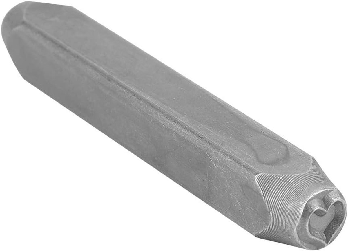 Metalen Stempel - Hart Vorm - Voorwerpen Markeren - Duurzaam CR V Staal - 6 mm - Metaal