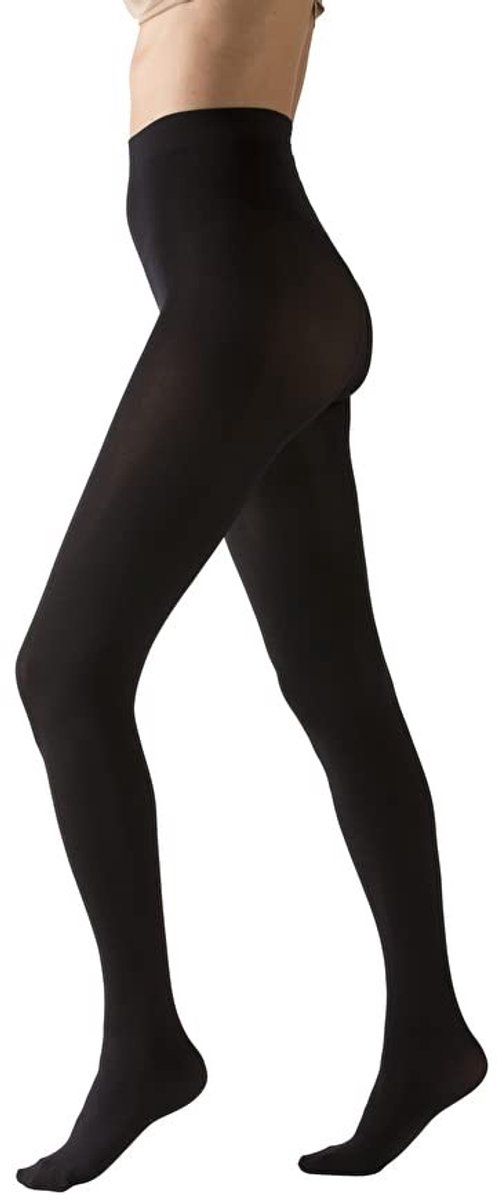 Dailygoods- Damespanty 80 DEN - Ondoorzichtig - Comfortabele Tailleband - Zachte Microvezel - Katoenen Inzetstuk - Elegant en Aantrekkelijk - Panty