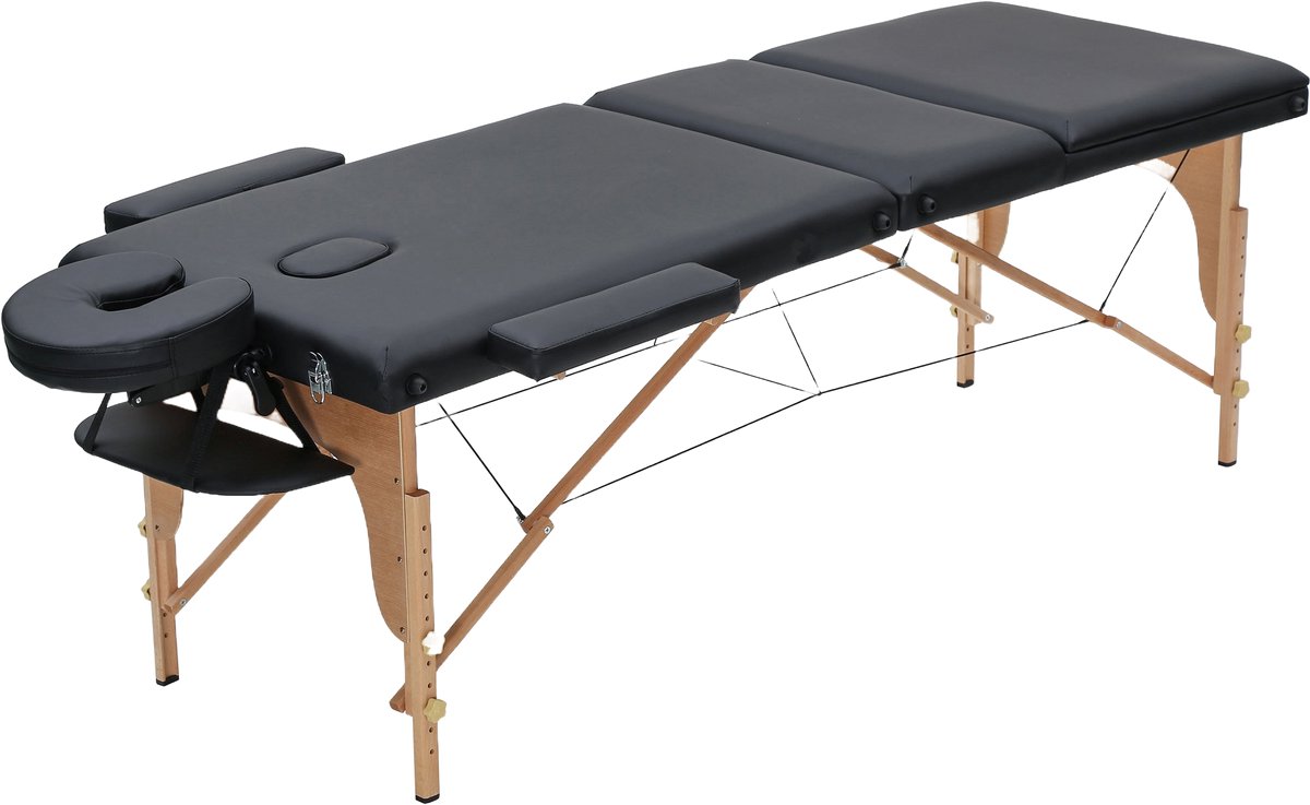 React Massagetafel P300 Zwart