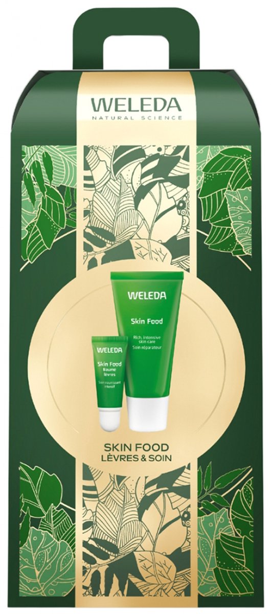 Weleda Skin Food Herstellende verzorging 30 ml + Intensief Voedende Lippenbalsem 8 ml