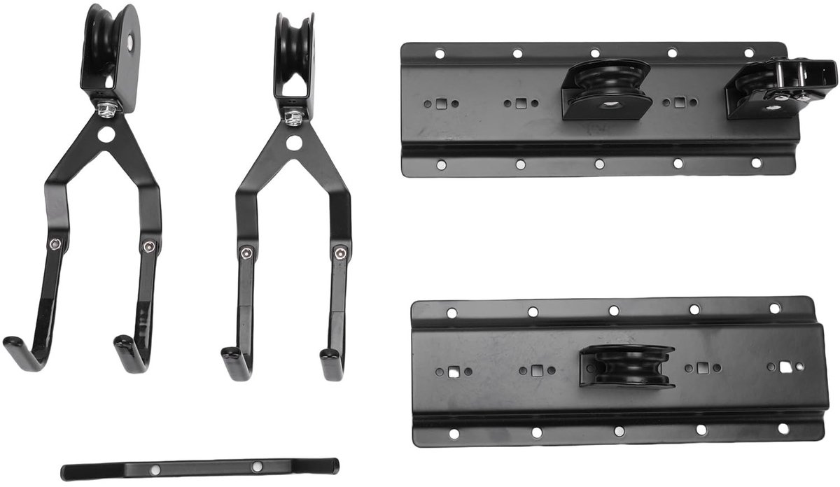 Dailygoods- Garage Katrol Zware Plafondopslaglift - 3,6 m Hoog - 68 kg Capaciteit - Kabelkatrolsysteem - Duurzaam - Gebruiksvriendelijk - Opslaglift