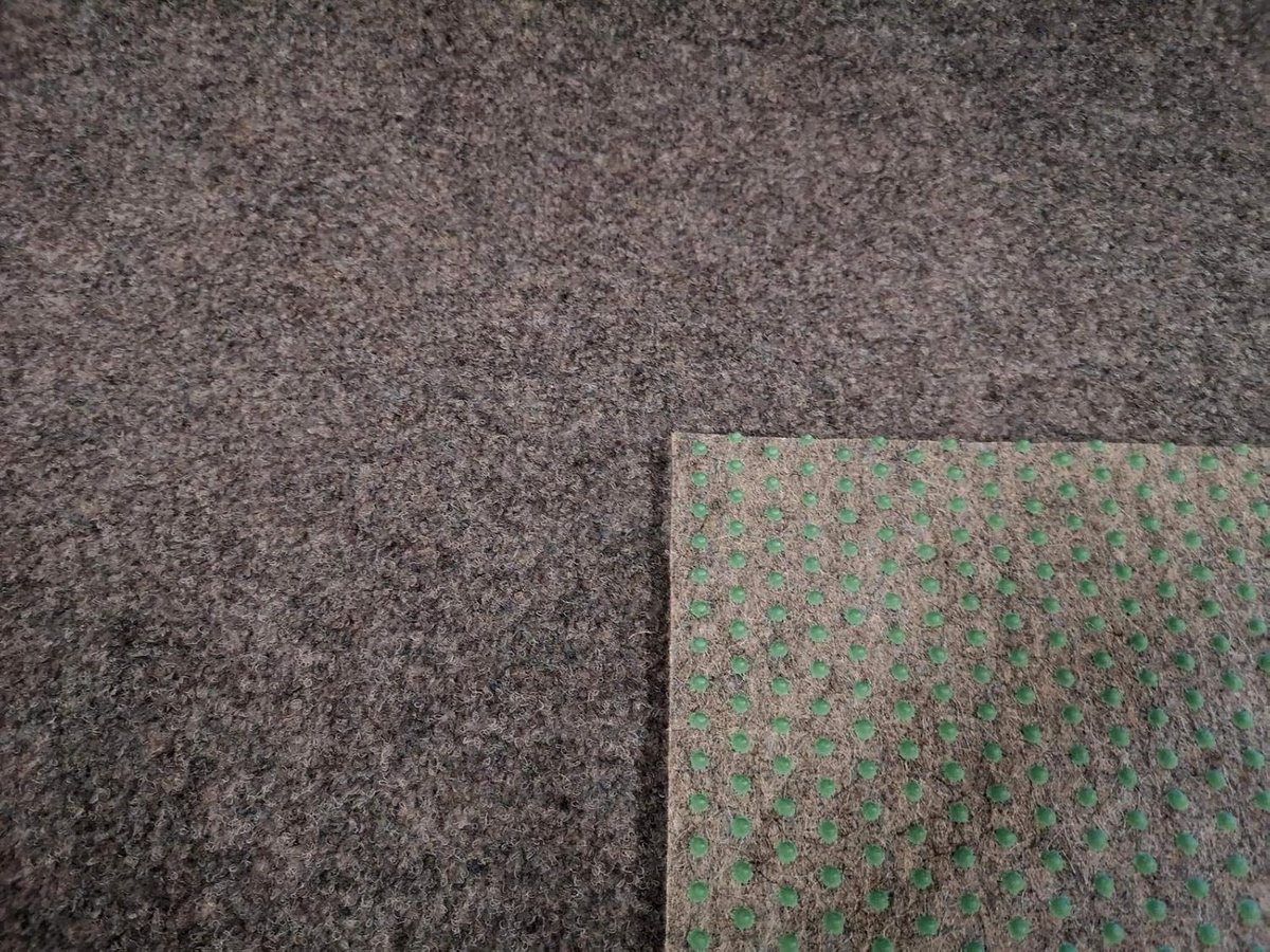 Kunstgras Tapijt - Velours Grasmat - Buiten Leven - Waterdoorlatend - 200 x 100 cm - Grijs