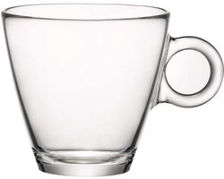 Cappuccino Beker - Glazen Mok - Genieten van Koffie - Gehard Glas - 230 ml - Transparant