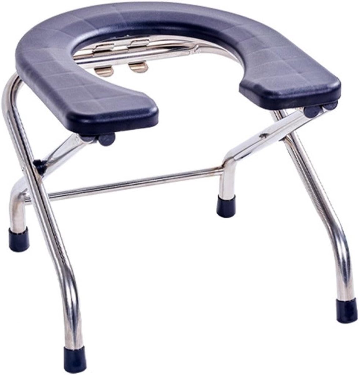 Opklapbaar Toilet - Douchestoel Zitting - Comfortabel Zitten - Stabiele Stevige Constructie - 39 x 34 cm - Wit