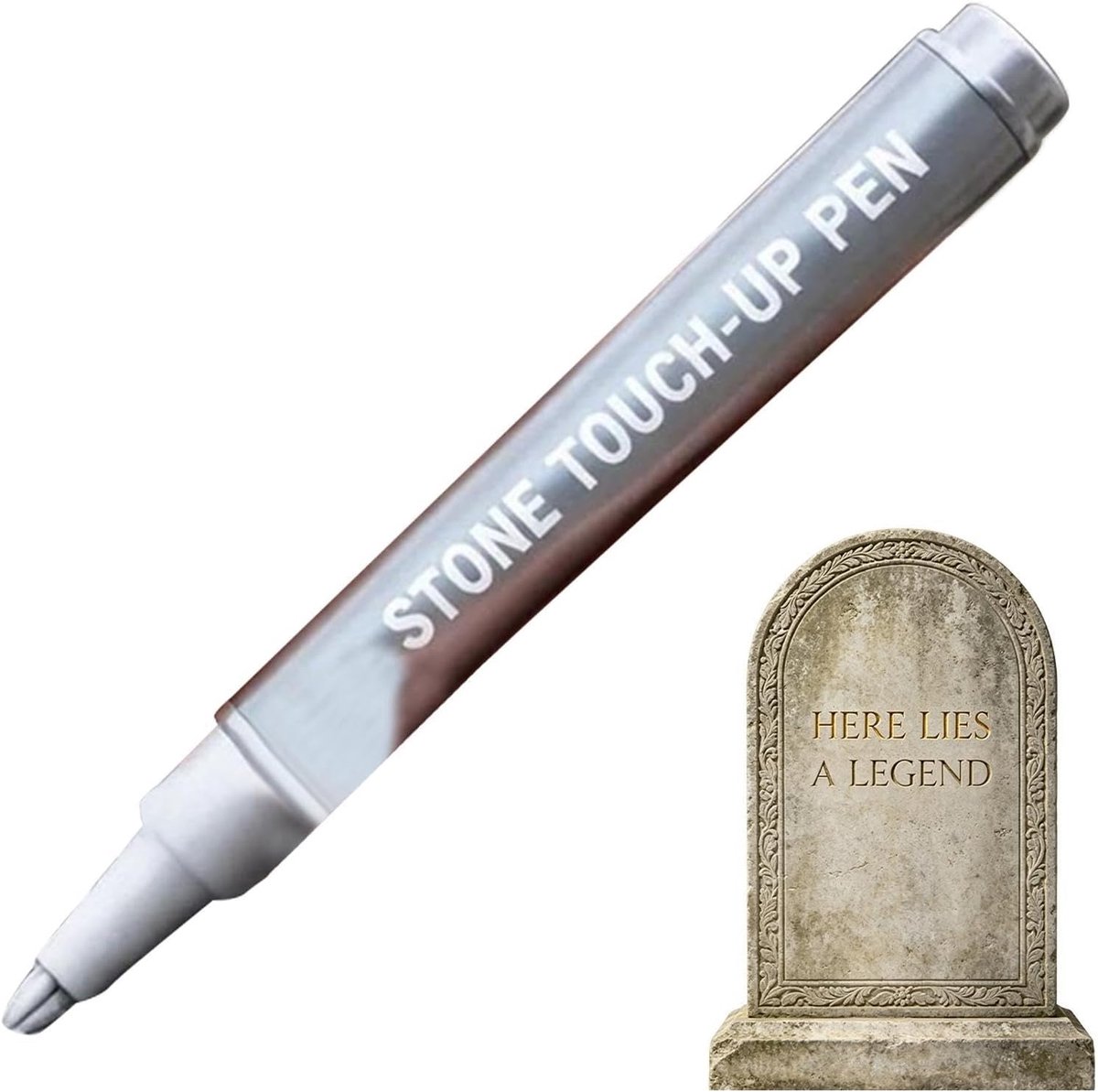 Opslag Pen - Reparatie Marker - Gedenktekens Herstellen - Olie-Inkt Technologie - 16 cm - Goud