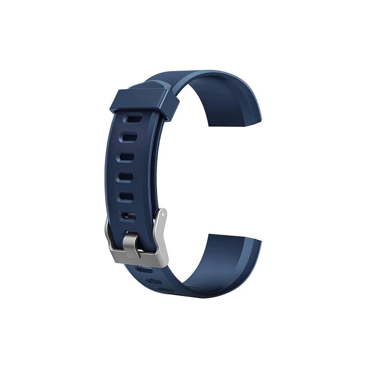 Dailygoods - Siliconen horlogeband - Vervangende polsband - Blauw - Quick Release - Geschikt voor ID115Plus HR - 170 mm tot 225 mm
