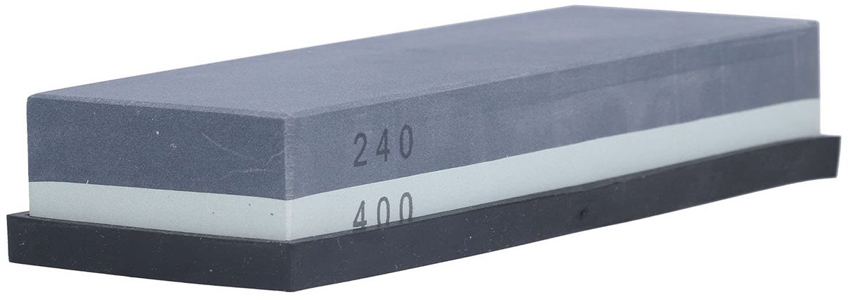 Dailygoods- Messenslijper duurzame slijpsteen 240/400 korrel - slijpsteen voor messen - slijpsteen diamant - slijpstaaf - schokbestendig - polijsten