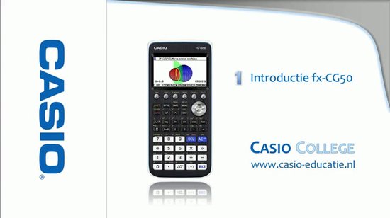 Casio FX-CG 50 - grafische rekenmachine - incl. opberghoes - zwart - garantie CALCUSO