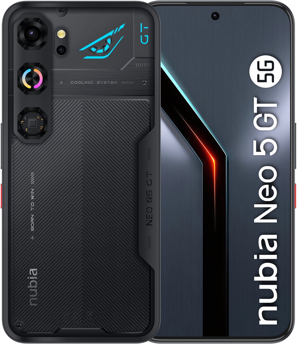 ZTE Nubia Neo 5 GT 5G 12GB RAM 256GB ROM - Zwart