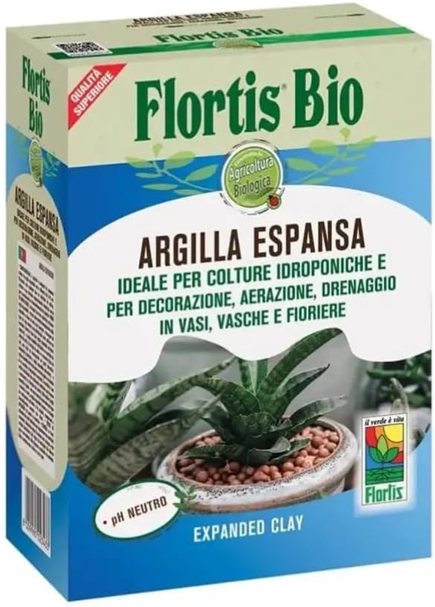 Geëxpandeerde Klei - Drainage Korrels - Planten Verzorgen - Natuurlijk Licht Materiaal - 2 Liter Zak - Roodbruin