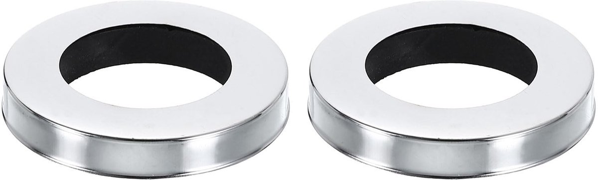 Dailygoods - QUARKZMAN 2 stuks kraangatafdekking, 54 x 32 x 6 mm, douchearm, flens, kraan, reserveonderdelen, afdichting onder de kraan, sluitring voor kranen