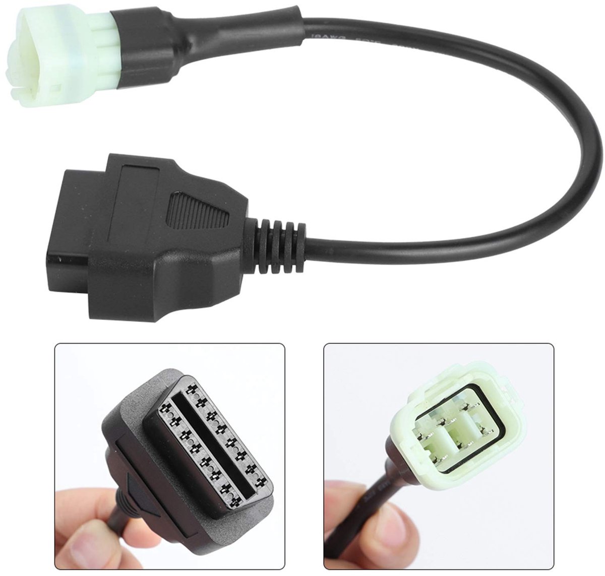 Dailygoods - Motorfoutadapter - OBD-adapterkabel - Flexibel en duurzaam - Compact en lichtgewicht - Geschikt voor 690 Supermoto